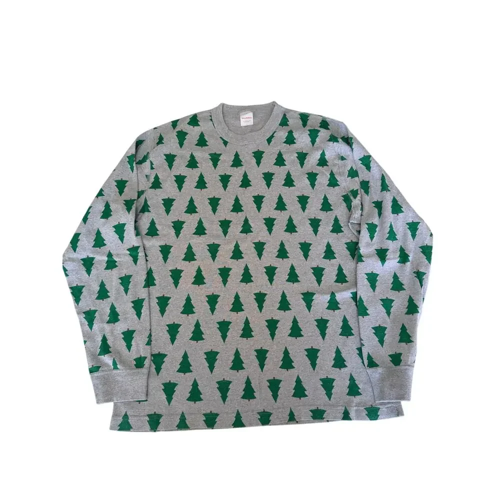Hanna Andersson Tannenbaum Trees Long John Pajamas Top Only adult XL